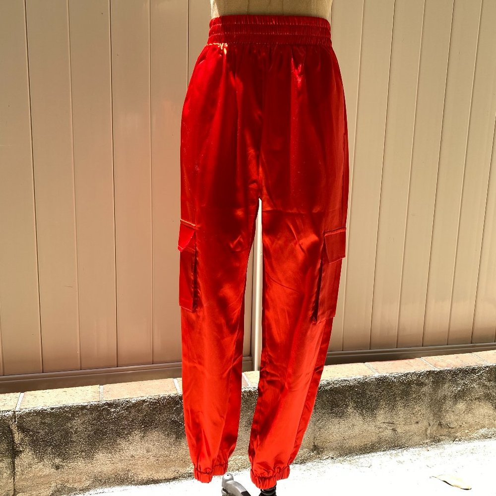 Carmar Satin CArgo Pants